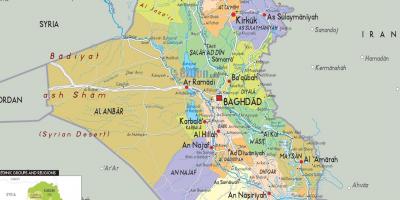 Iraku gradova mapu
